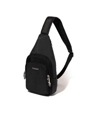 Baggallini Securtex Anti-theft Daytripper Sling Bag In Black