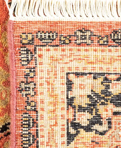 Adorn Hand Woven Rugs Mogul M1749 2'8''x12'1'' Runner Area Rug In Orange