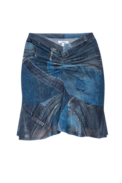 Vault Alva Skirt In Denim