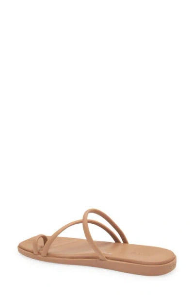 Crocs Miami Toe Loop Sandal In Milk Chocolate