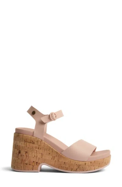Reef Sunset Sayulita Platform Sandal In Cameo Rose