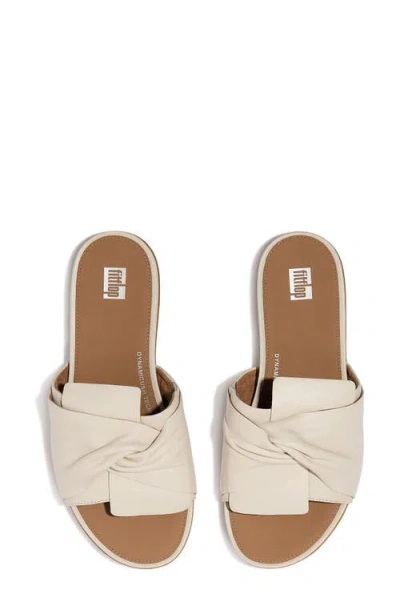 Fitflop Gracie Soft Twist Slide Sandal In Paris Beige