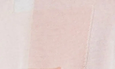 Akris Trapeze Rayonnant Intarsia Double-layer Knit Sweater In Seashell