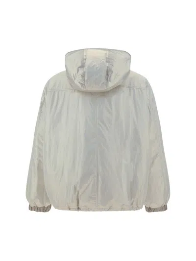 Brunello Cucinelli Down Jackets In White
