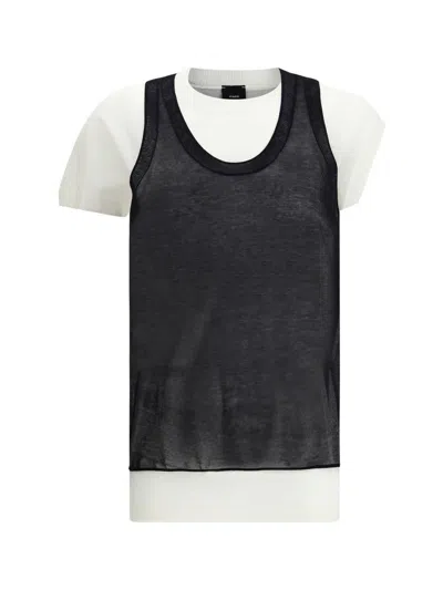 Shop Pinko T-shirts In Black