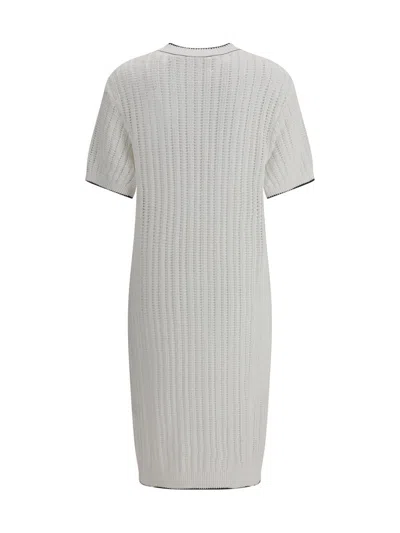 Shop Brunello Cucinelli Dresses In White