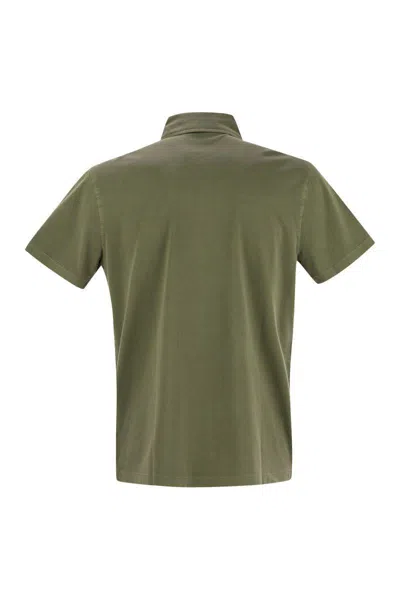 Fay T-shirts And Polos Green In Military Green