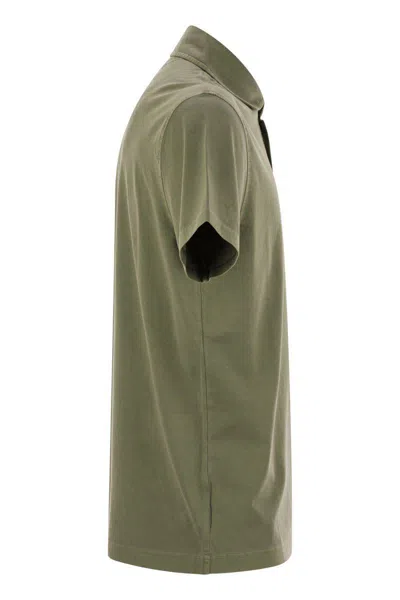 Fay T-shirts And Polos Green In Military Green