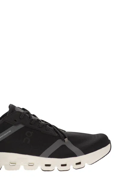 On Running Sneakers Cloud X 4 Ad On In Mesh Riciclato In Black