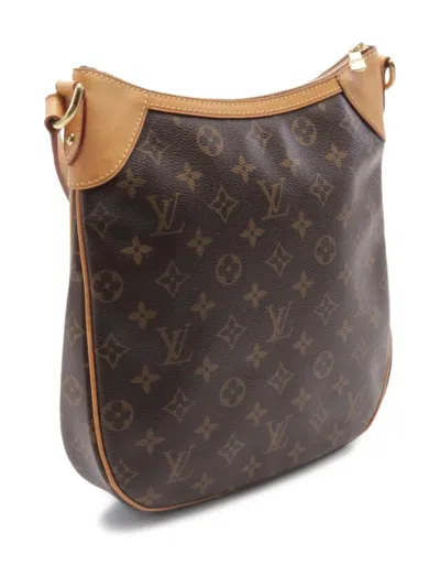 Pre-owned Louis Vuitton 2014 Odeon Pm Shoulder Bag In Brown