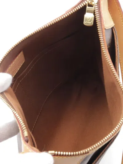 Pre-owned Louis Vuitton 2014 Odeon Pm Shoulder Bag In Brown