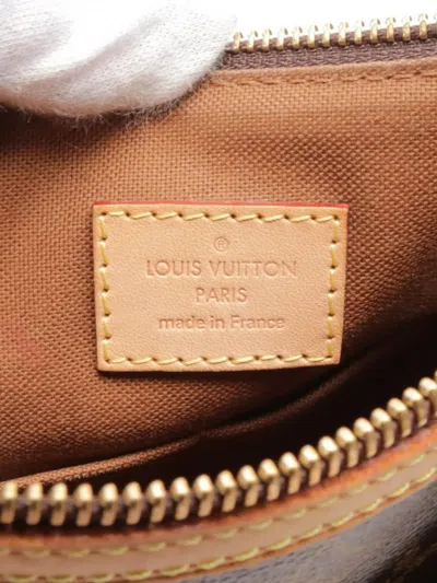 Pre-owned Louis Vuitton 2014 Odeon Pm Shoulder Bag In Brown