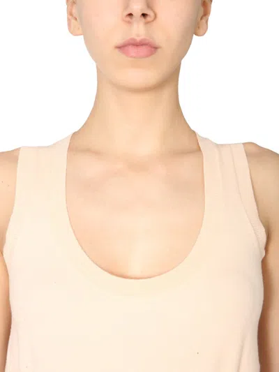 Bottega Veneta Women's Light Sweater Without Sleeves In Pink