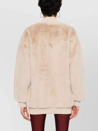 P.a.r.o.s.h Pathos Faux-fur Bomber Jacket In Neutrals