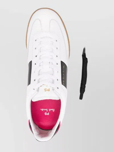 Paul Smith Dover Low-top Leather Sneakers In White