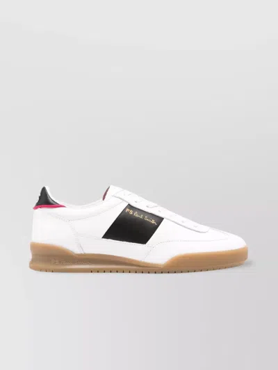Paul Smith Dover Low-top Leather Sneakers In White