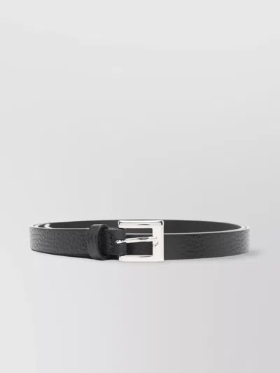 P.a.r.o.s.h Parosh Premium Leather Belt Accessory In Grey