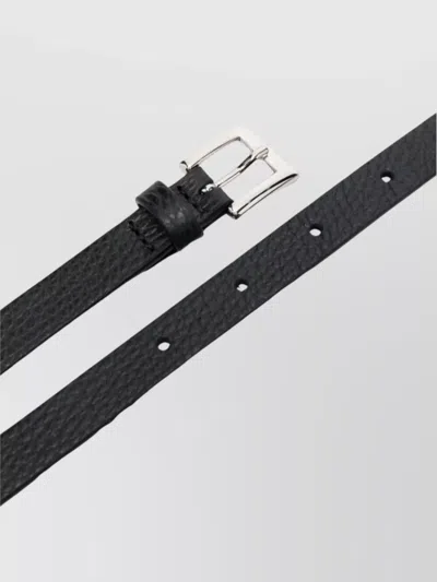 P.a.r.o.s.h Parosh Premium Leather Belt Accessory In Grey