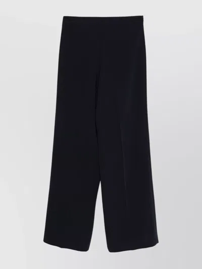 P.a.r.o.s.h Tailored Trousers With High Waist And Wide-leg Design In Black