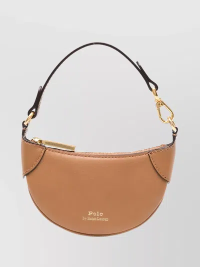 Ralph Lauren Top Handle Leather Card Case In Pink