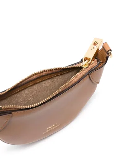 Ralph Lauren Top Handle Leather Card Case In Pink