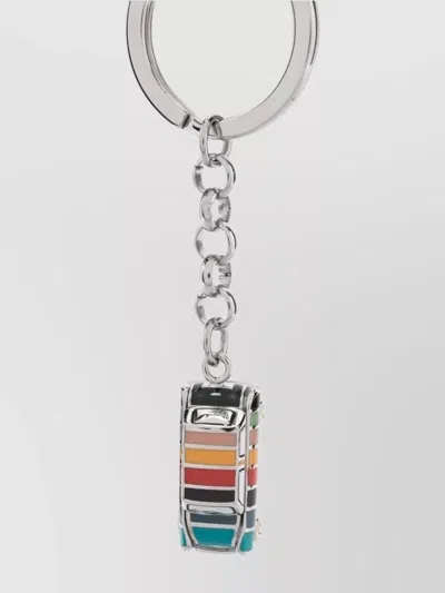 Paul Smith Keychain Mini In White
