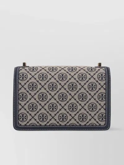 Tory Burch Shoulder Bag With Adjustable Strap And Gold-tone Hardware In Black