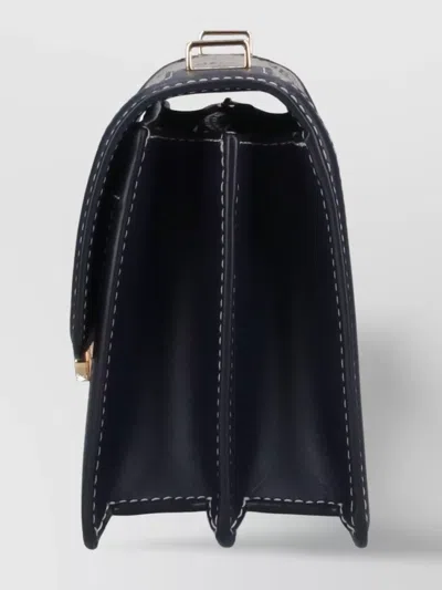 Tory Burch Shoulder Bag With Adjustable Strap And Gold-tone Hardware In Black