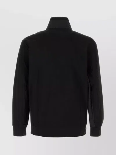 C.p. Company C.p.company Black Stretch Cotton Sweatshirt In Black