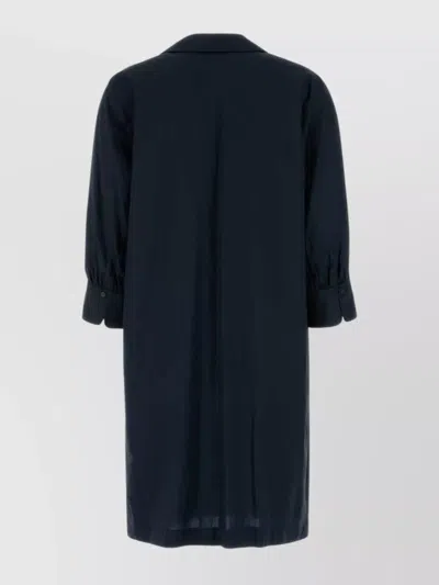 Woolrich Navy Blue Poplin Dress