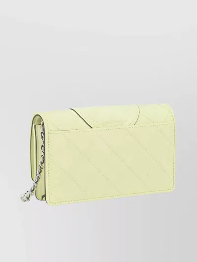 Tory Burch Shoulder Wallet In Yellow
