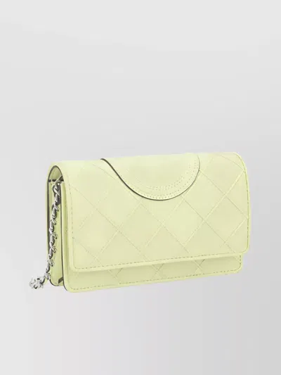 Tory Burch Shoulder Wallet In Yellow