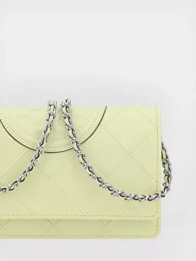 Tory Burch Shoulder Wallet In Yellow