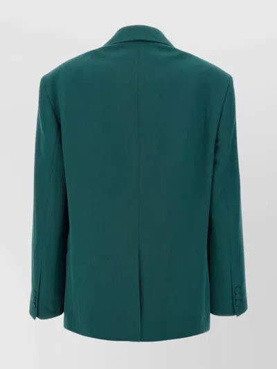 Dries Van Noten Birdy Blazer In Green