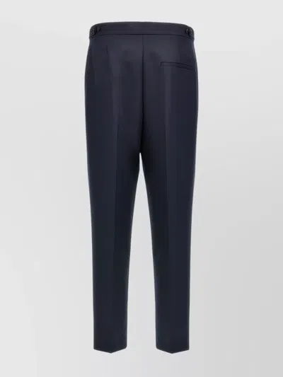 Theory Wool Trousers With Pleated Front And Back Pocket