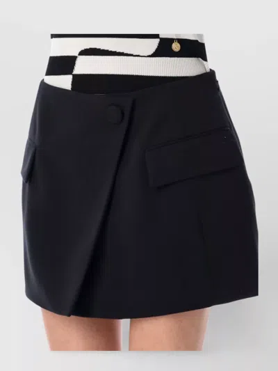 Balmain Women's Asymmetric Mini Skirt