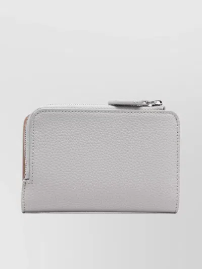 Emporio Armani Zipped Bifold Wallet With Textured Finish