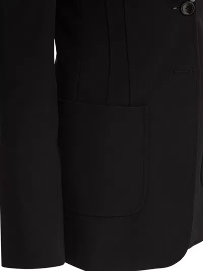 Max Mara Tailored Black Jacket With Classic Lapel