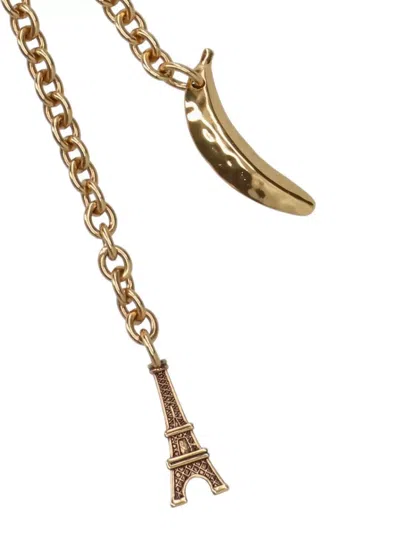 Chloé Chain Keyrings With Padlock Pineapple Banana Eiffel Tower
