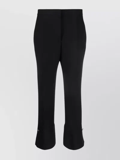 Msgm Flared Hem Tailored High-waisted Trousers