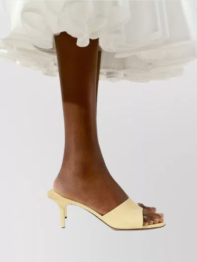 Jacquemus Glossy Kitten Heel Sandals