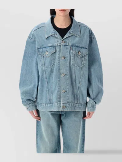Junya Watanabe Denim Jacket In Blue
