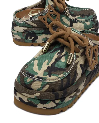 Naked Wolfe Blizzard Genuine Shearling Platform Clog