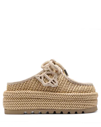 Naked Wolfe Blizzard Raffia Weave In Brown