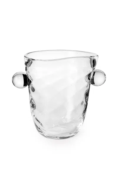 Akua Objects Oliver Venetian Glass Vase In Neutral