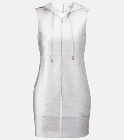 Jw Anderson J. W. Anderson Grey Sleeveless Grey Mini Dress In Heather Grey