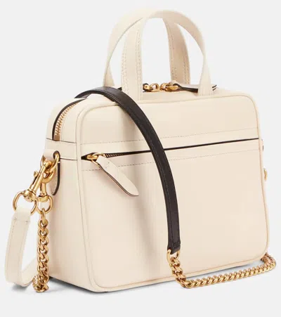 Valentino Small Nappa Leather Top Handle Bag In White