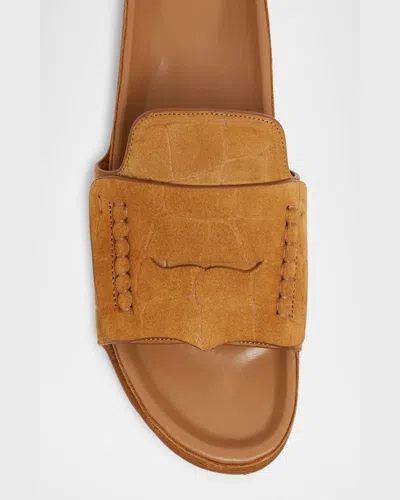 Jacquemus The Cubisto Mules In Camel
