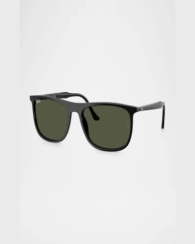 Ray Ban Ray-ban 58mm Rectangular Sunglasses In Black