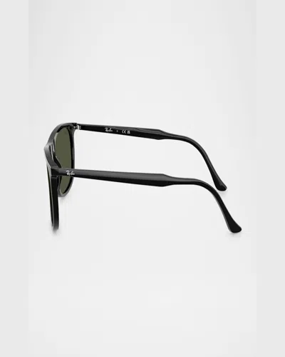 Ray Ban Ray-ban 58mm Rectangular Sunglasses In Black